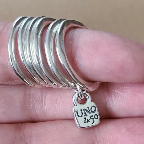 Unode50 Ring - PRISONER - Silver plated - Various sizes - Picture 8 of 11